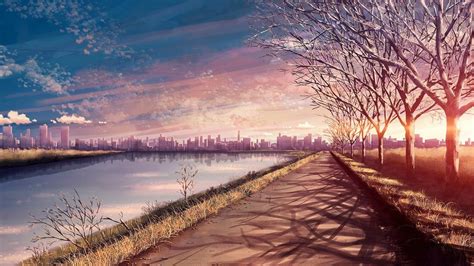 Free anime, sunset cell phone wallpapers. anime scenery sunset wallpaper | Anime Landscapes ...
