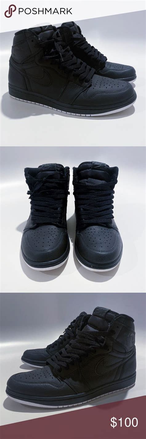 Jordan 1 High Hi Perforated Sneaker All Black Jordan 1 High All