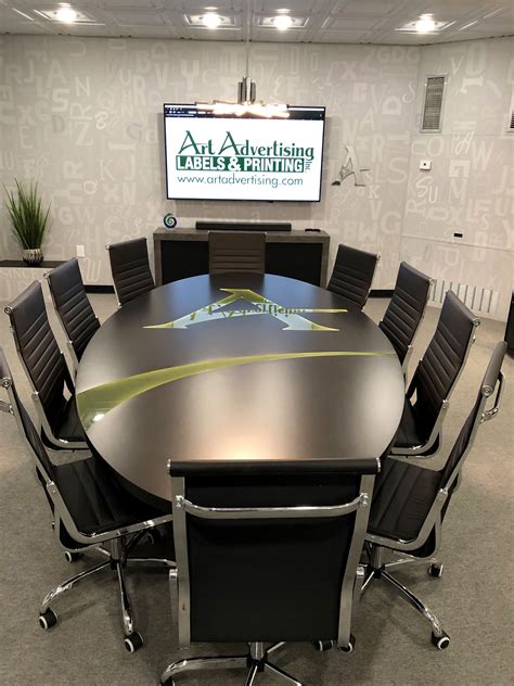 Custom Conference Table | Custom conference table, Printing labels, Conference table
