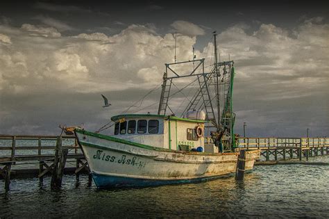 Fishing Boat Miss Ash At Sunrise Photograph By Randall Nyhof Fine Art