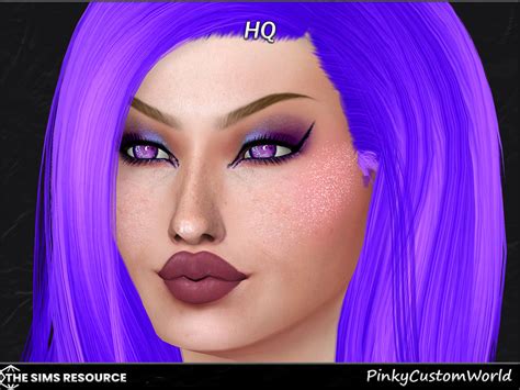 The Sims Resource Eyeliner N11 Alicia Glitter