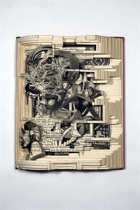 Altered Books By Brian Dettmer Art Book Sculpture Altered Books
