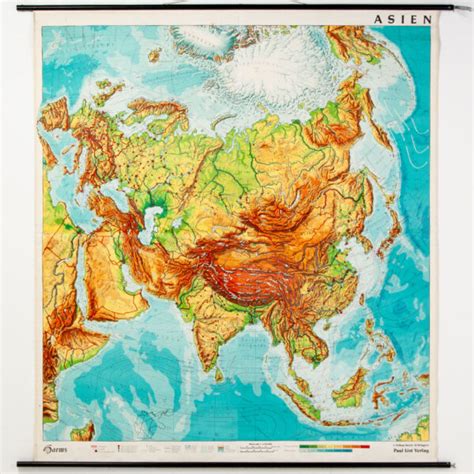Vintage Geographical Giant Wall Map Of The Alps Vintage Matters My