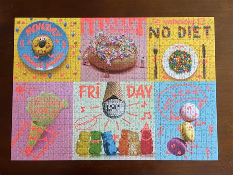 Sweet Week, TREFL 1000 pieces. I’m currently on a diet so this is