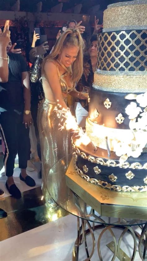 Jennifer Lopez S Th Birthday Party Dress Popsugar Fashion Photo