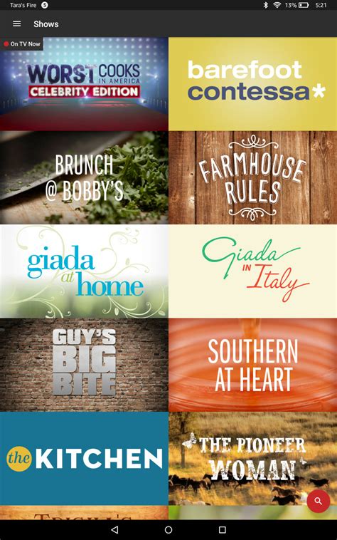 Please sign in with your tv provider to watch this. Amazon.com: Food Network In the Kitchen: Appstore for Android