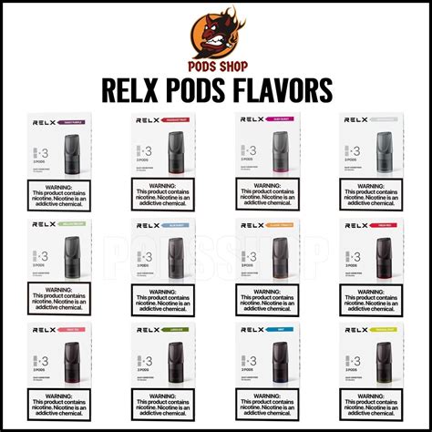 Relx Classic Pod Cartridge บุหรี่ไฟฟ้า น้ำยาบุหรี่ไฟฟ้า Pod System
