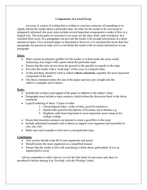 32 College Essay Format Templates And Examples Templatearchive