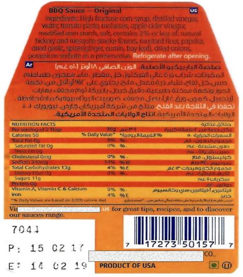 Food And Drink Labelling Requirements For The Middle East Bolst Global