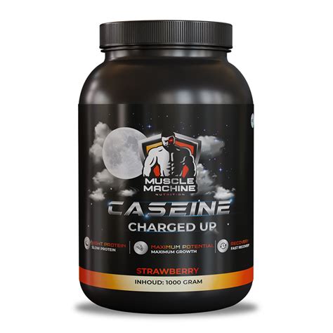 Casein Protein Muscle Machine Nutrition Hoogwaardige Kwaliteit Supplementen