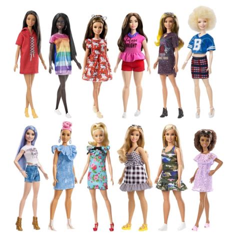 Mattel Barbie Fashionistas Doll Playset 6 Pieces