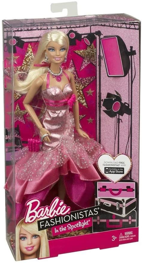 Barbie Fashionistas In The Spotlight Gown Doll Pink Barbie Toys Barbie Fashionista Dolls
