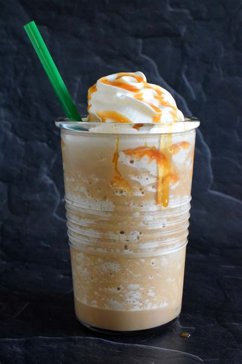 Starbucks Copycat Caramel Frappuccino Lord Byrons Kitchen