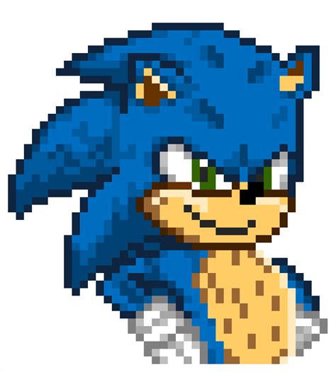 Bit Sonic Pixel Art Grid