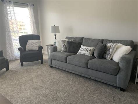 Broyhill Alexandria Gray Sofa Big Lots Comfortable Sofa Gray Sofa
