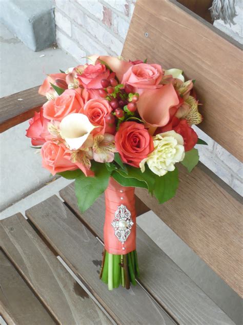 Maybe you would like to learn more about one of these? Branches Event Floral Company: Sami's Coral Bouquet