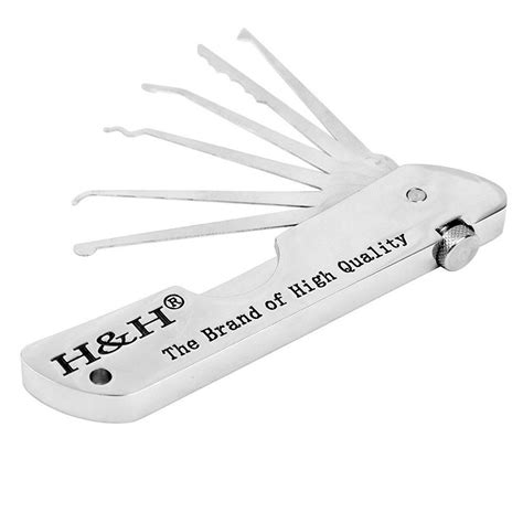 Handh Folding Lock Pick Set Multi Tool Pocket Locksmith Jackknife