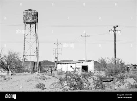 Abandoned Water Tower Building Structure Mexico High Resolution Stock