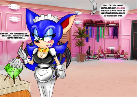 Sonic And Rouge Tg Sonic Becomes Rouges Maid By Classicsonicsatam On