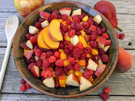 Autumn Seasonal Fruit Salad Hearty Smarty