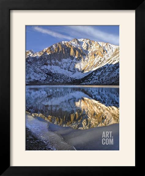 Laurel Mountain Reflected In Convict Lake Eastern Sierra Nevada