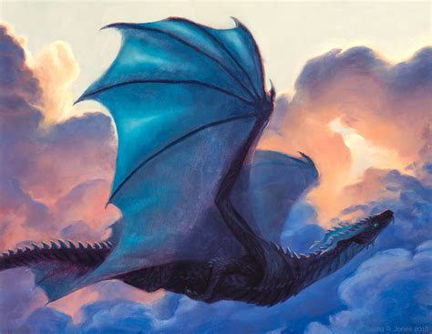 This Is One Of My Fav Dragon Artists Sasha R Jones This One Is An Oil