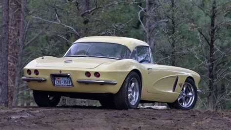 1962 Chevrolet Corvette C1 Convertible Cars Yellow Wallpapers Hd