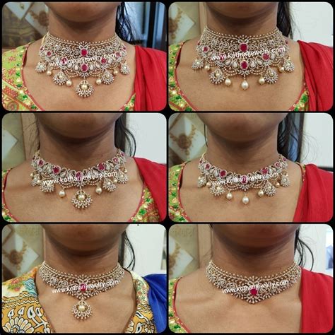 Indian Double Detachable Bridal Diamond Neck Choker