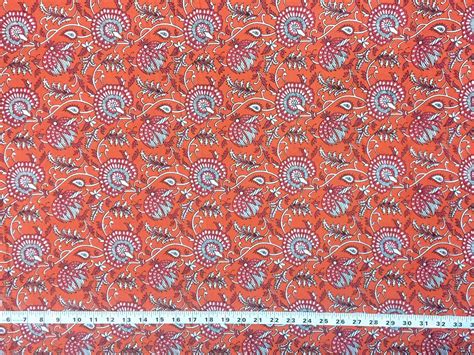 Indian Print Cotton Fabric Hand Block Print Fabric Fabric Etsy
