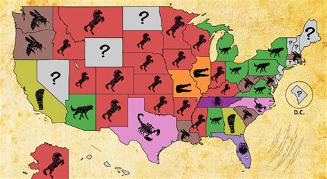 Infographic These Are The Deadliest Animals In Each State And Country