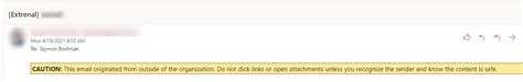 Add Exchange Online External Sender Warning In Microsoft 365