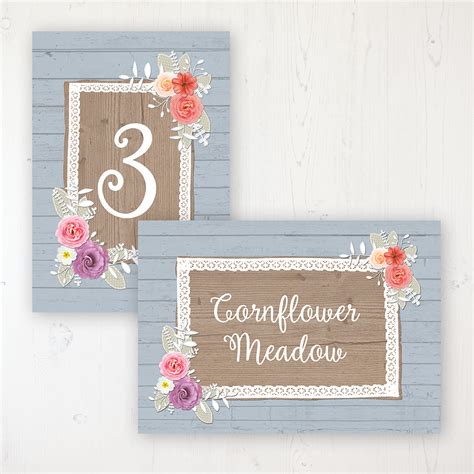 Cornflower Meadow Wedding Invitations Sarah Wants Stationery