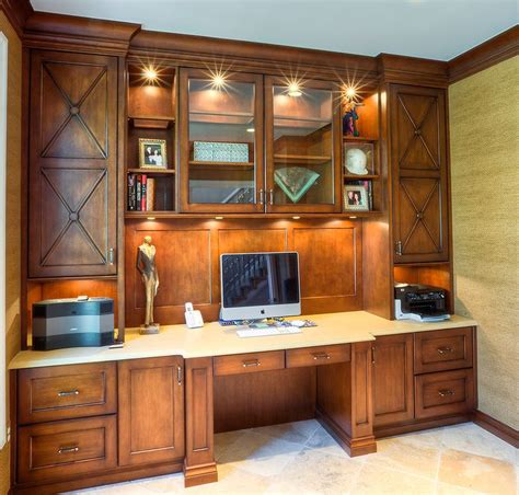Custom Home Office Cabinets Built In Cabinets For Home Offices In Md