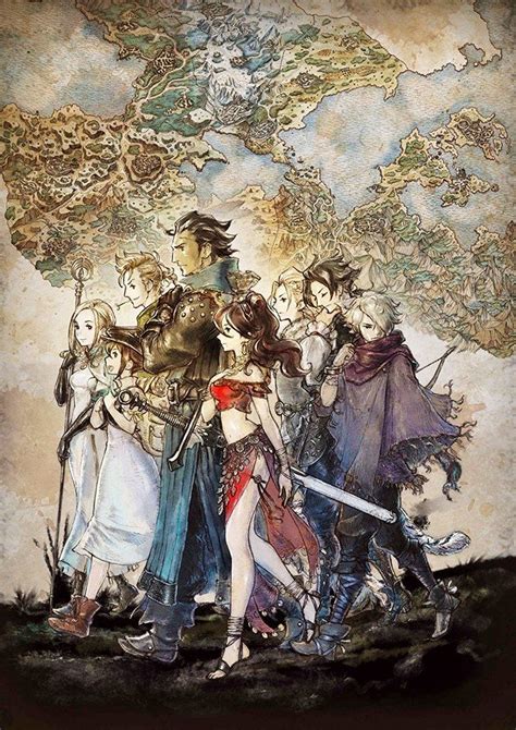 Octopath Traveler Poster Octopath Traveler Traveler Wallpaper