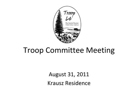 Ppt Troop Committee Meeting Powerpoint Presentation Free Download