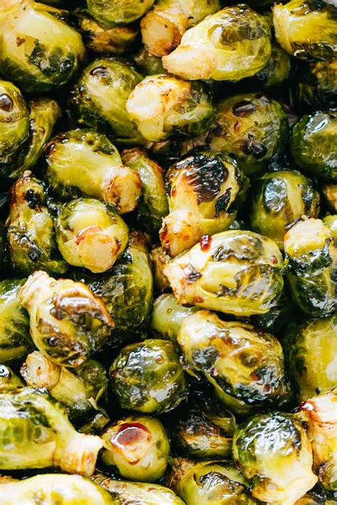 They are delicious as is. Roasted Brussels Sprouts Recipe with Honey Balsamic Glaze