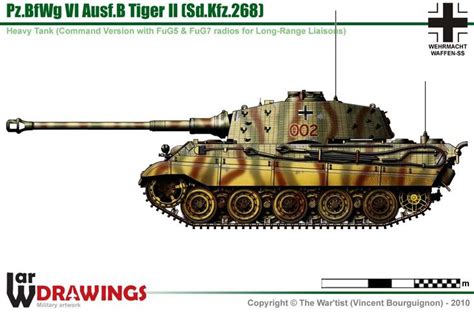 Pz Bfwg Vi Ausf B Tiger Sd Kfz Tiger Ii Ww Panzer Erwin