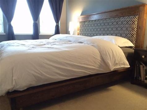 Can someone tell me where i can buy (adapter?) brackets that will hold my full size bed frame to a queen size headboard? King size platform bed and headboard | Do It Yourself Home Projects from Ana White | DIY ...
