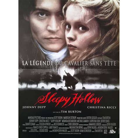 Sleepy Hollow French Movie Poster 15x21 In 1999