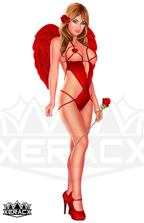 X Sexy Angel Angela Sommers Pinup Poster On Storenvy
