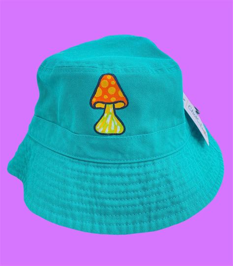 Mushroom Bucket Hats Etsy