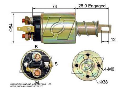 Starter Solenoid Hitachi Nissandatsun System