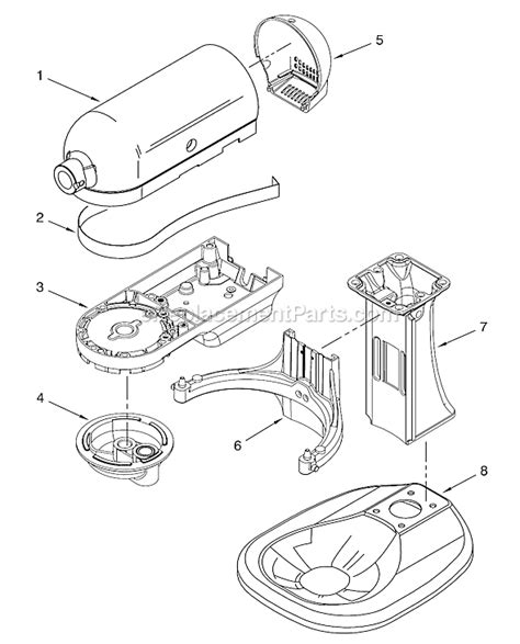 And today, they keep evolving by designing more & more unique kitchenaid stand mixer. KitchenAid KSM500PSOB0 Parts List and Diagram : eReplacementParts.com