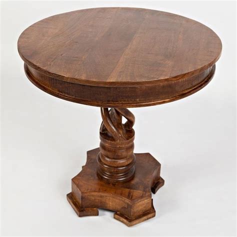 Get the best deals on pedestal table. Global Archive Hand Carved Pedestal Table in Walnut (With ...