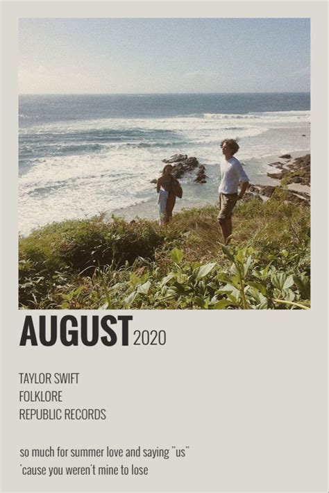 August Taylor Swift Taylor Swift Posters Taylor Songs Vintage Music Posters