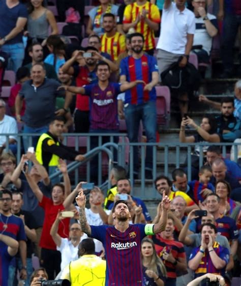 Barcelona Arrancó La Champions Con Un Triplete De Messi Agenciafe