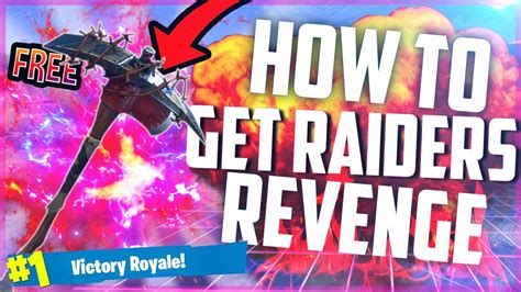 How To Get The Raiders Revenge Pickaxe In Fortnite Br Free Youtube