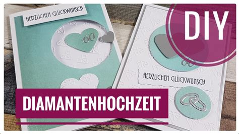 Dann sind sie bei uns an der richtigen adresse. 2 Karten zur Diamanthochzeit / Diamantene Hochzeit selber ...