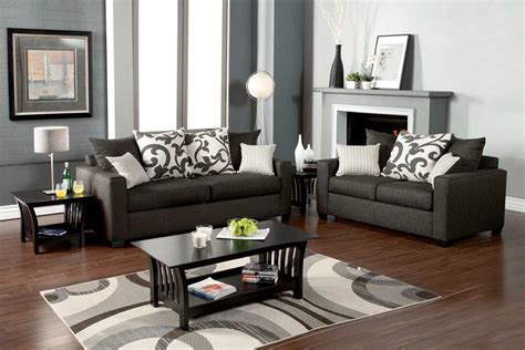 Hermosa Sofa Loveseat Set Gray Sofa Sets Living Room