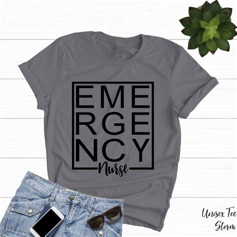 Emergency Nurse Shirt Emergency Room Nurse T Shirt Er Nurse Etsy